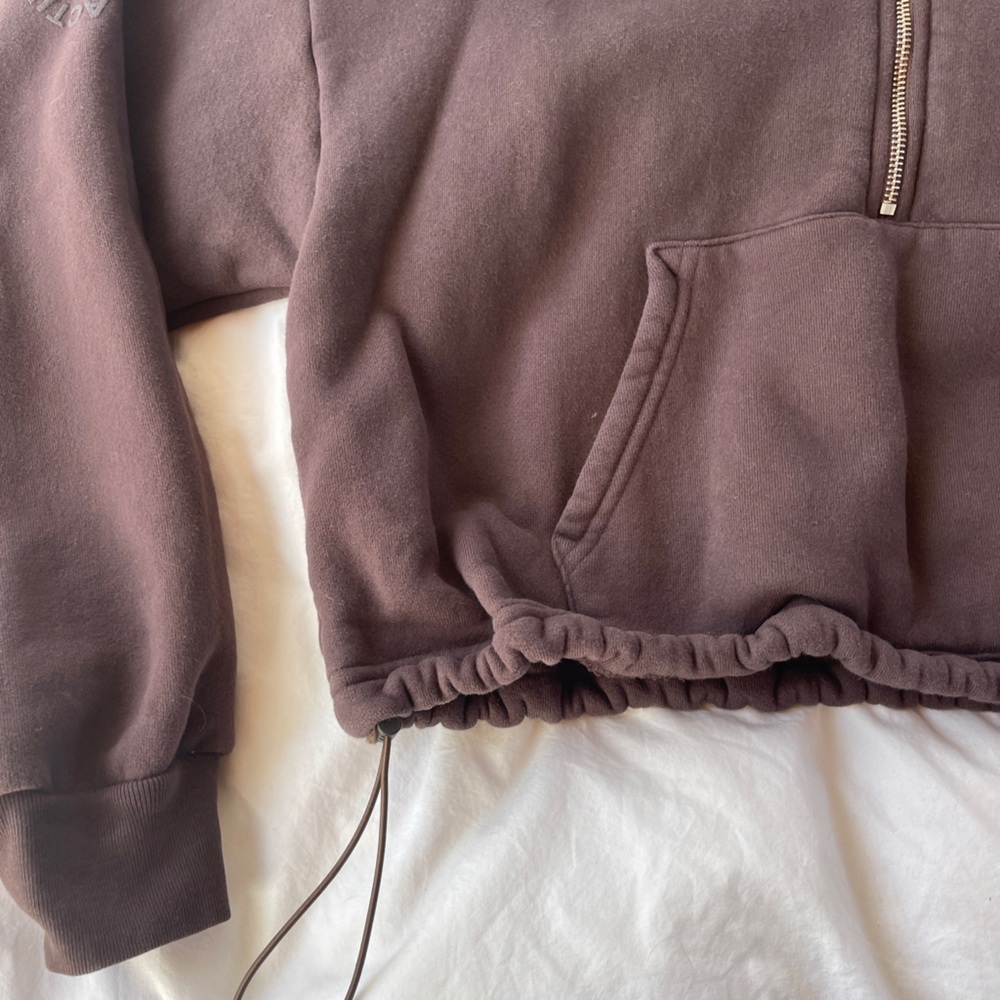 Setactive Espresso Half Zip Size M - image 3